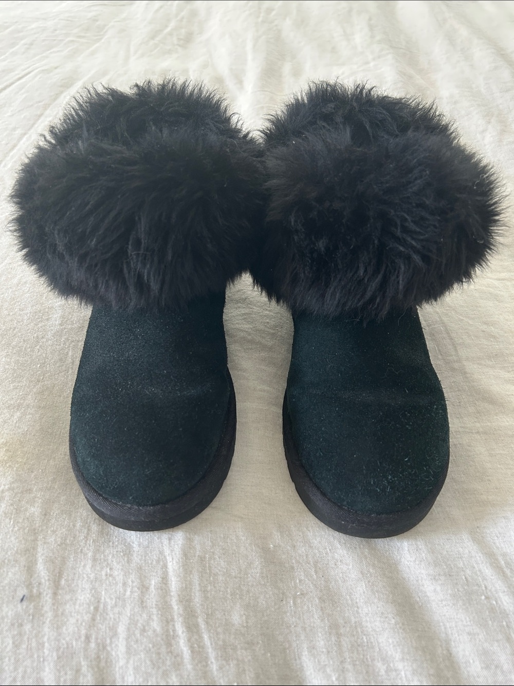 UGG Black Cozy Slip-On Bootie